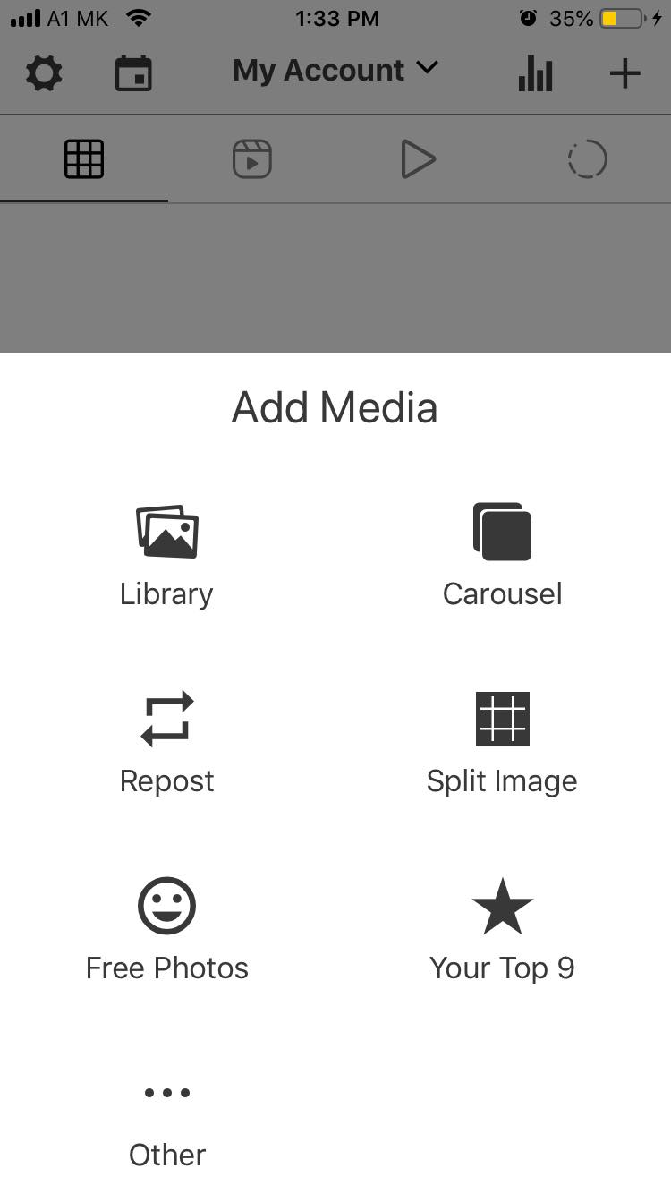 preview app library option