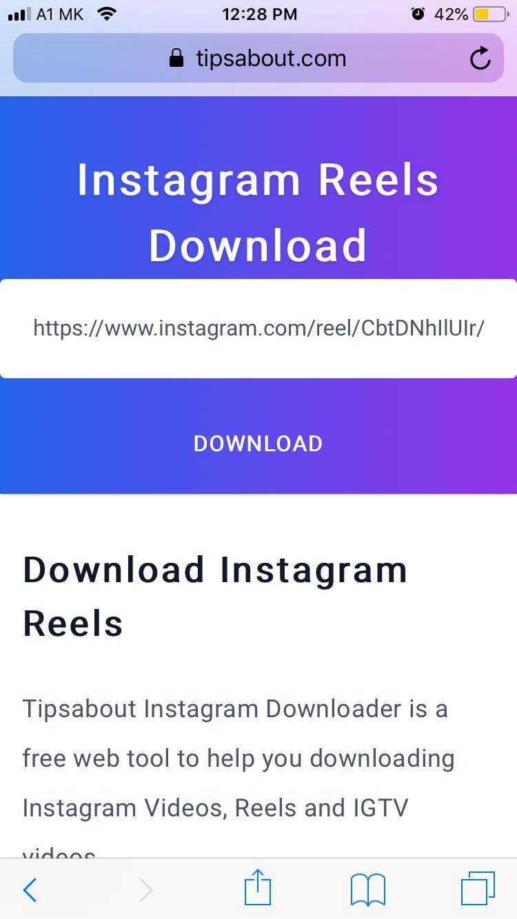 instagram reels downloader