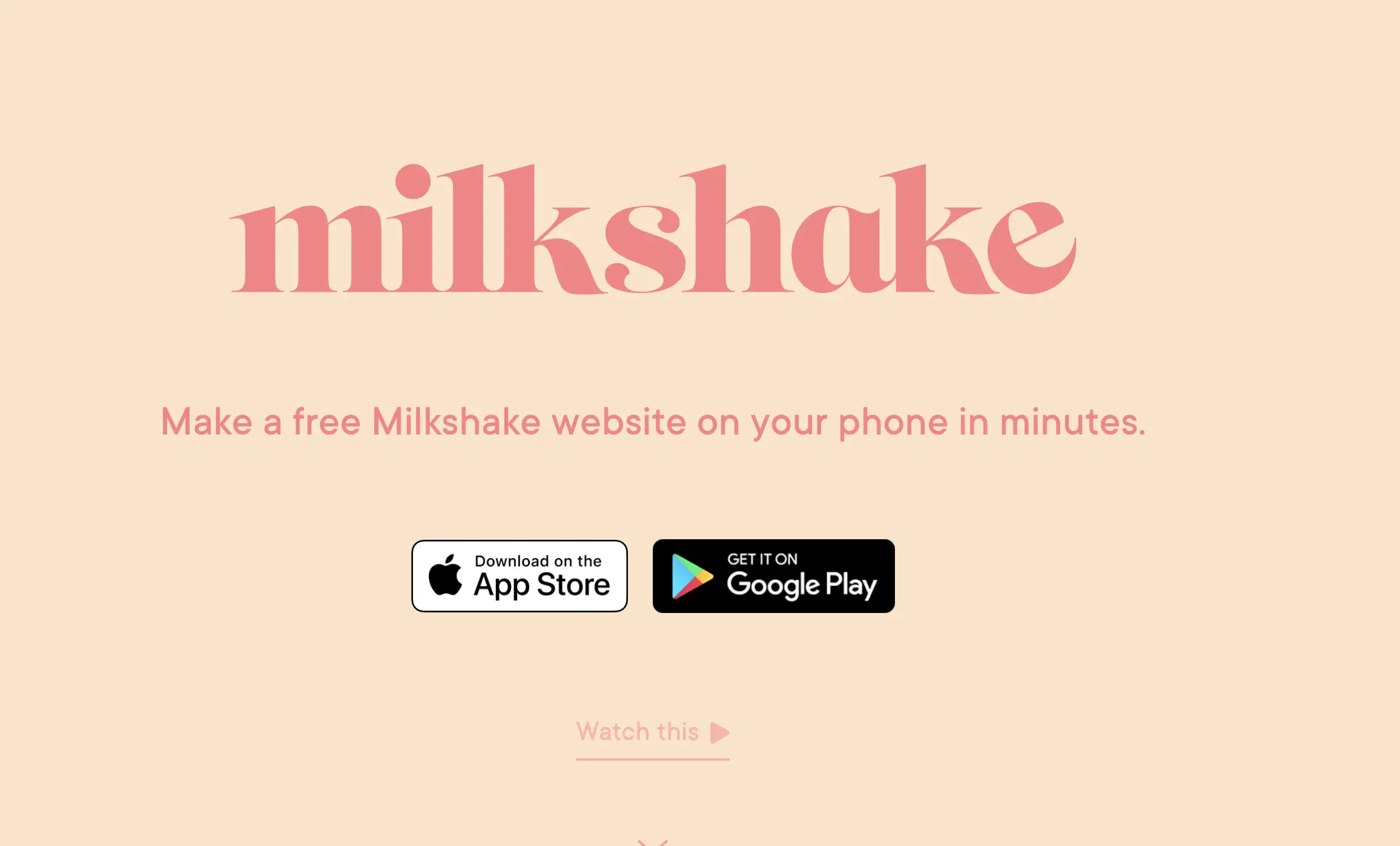 milkshake app