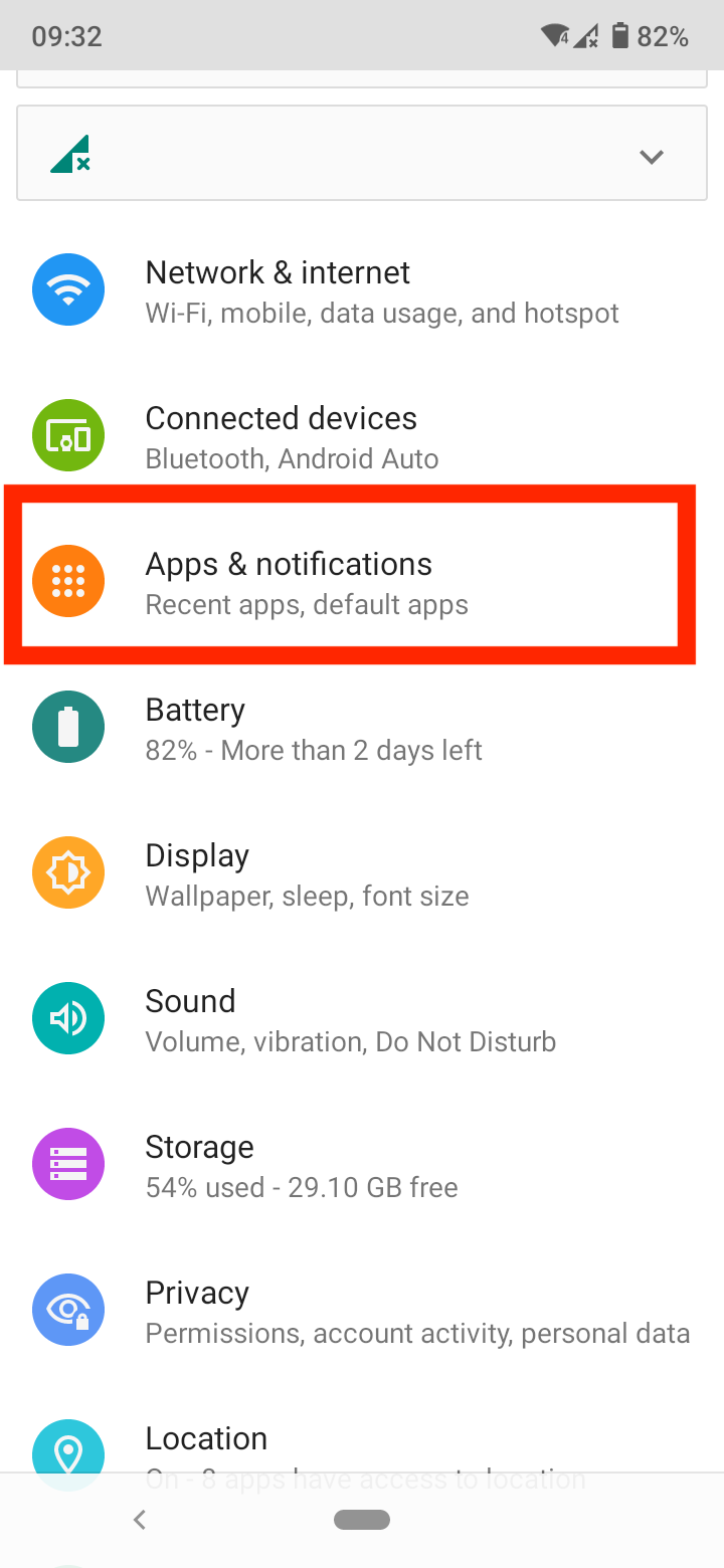 apps and notification feature android 