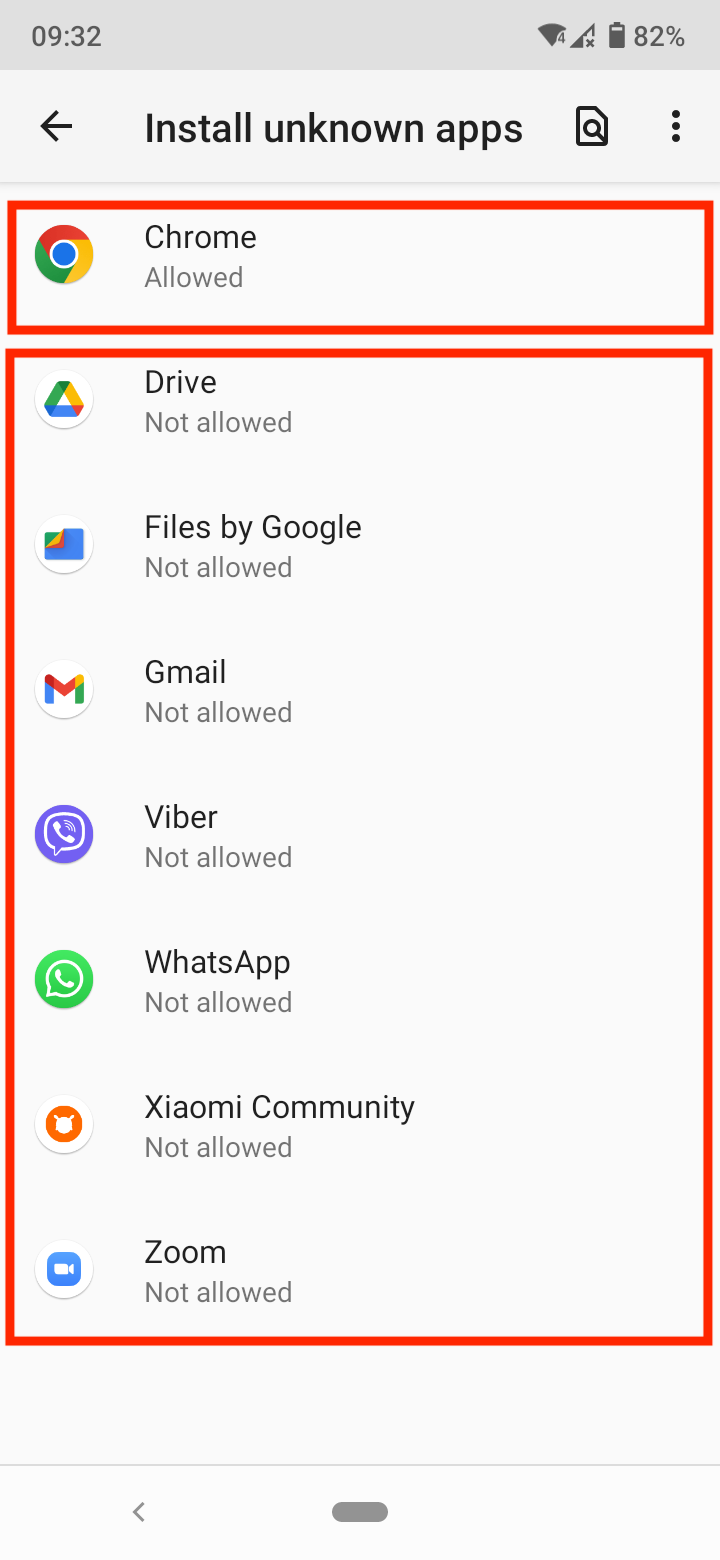 install unknown apps 