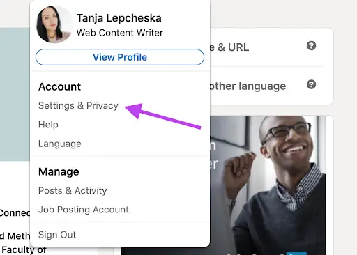 How to Temporarily Deactivate Your LinkedIn Account screenshost 2